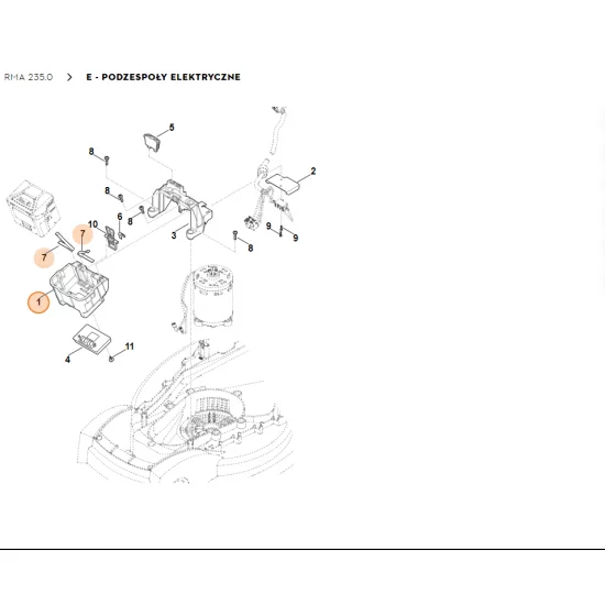 STIHL Uchwyt akumulatora 6311 400 0300